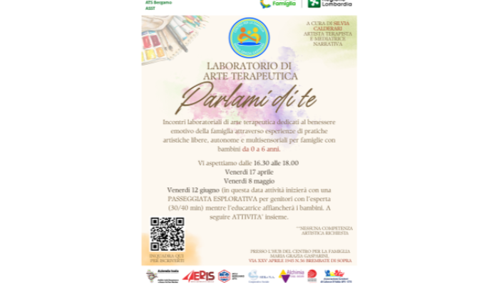 Parlami di te: Un Laboratorio di Arte Terapeutica per Tutta la Famiglia