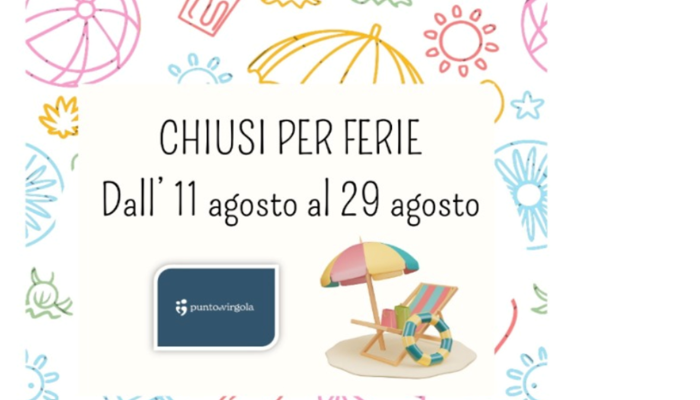 CHIUSURA SPAZIO AUTISMO "PUNTO E VIRGOLA"